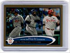 NL RBI Leaders [Gold Sparkle] #224 Baseball Cards 2012 Topps Prices