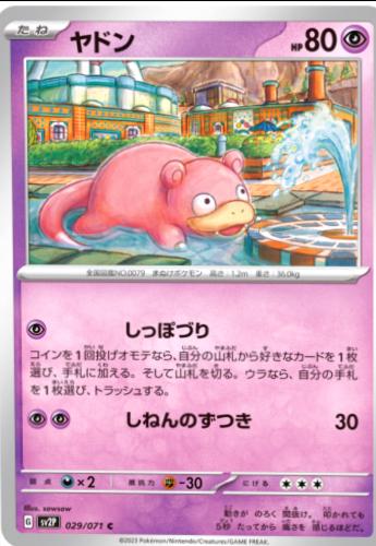 Slowpoke #29 Pokemon Japanese Snow Hazard