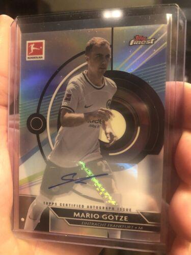 Mario Gotze #BCA-MG Soccer Cards 2022 Topps Finest Bundesliga Autographs