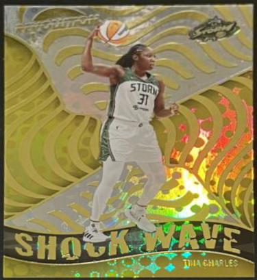 Tina Charles #18 2022 Panini Revolution WNBA Shock Wave