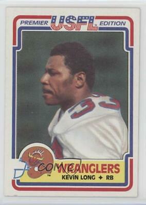 Kevin Long #6 Football Cards 1984 Topps USFL