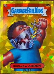 Iron-Jaw AARON [Yellow] #186a Garbage Pail Kids 2022 Sapphire Prices
