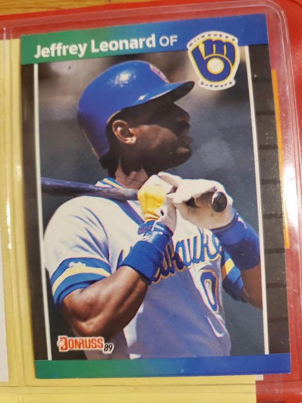 Jeffrey Leonard #457 Baseball Cards 1989 Donruss