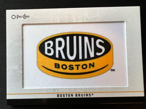 Boston Bruins #373 Hockey Cards 2023 O-Pee-Chee Team Logo Patch