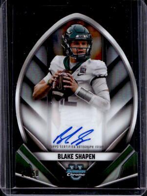 Blake Shapen #FOFA-BS Football Cards 2023 Bowman Chrome University Future of Autographs