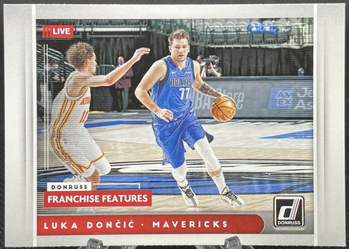 Luka Doncic #1 Basketball Cards 2021 Panini Donruss Franchise Features