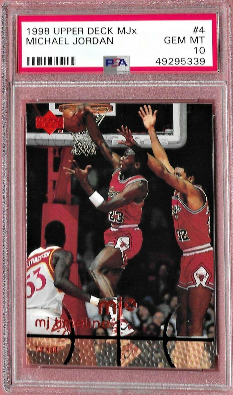 Michael Jordan #4 Basketball Cards 1998 Upper Deck Mjx