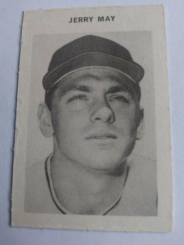 Jerry May Baseball Cards 1969 Milton Bradley