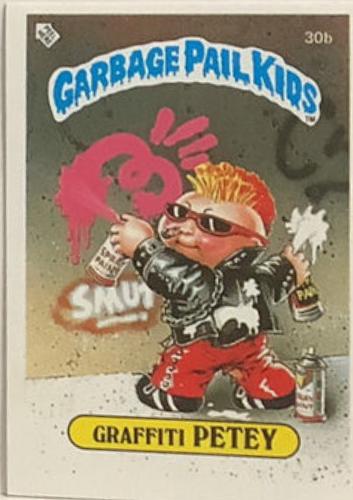 Graffiti PETEY #30b Garbage Pail Kids 1985 Mini