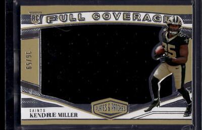 Kendre Miller #FC-25 Football Cards 2023 Panini Plates and Patches Full Coverage