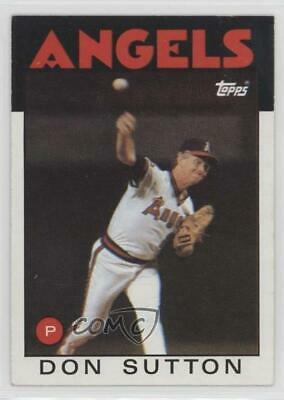 Don Sutton #335 Baseball Cards 1986 Topps