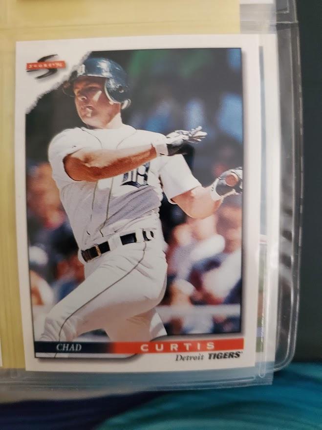 Chad Curtis #11 Baseball Cards 1996 Score
