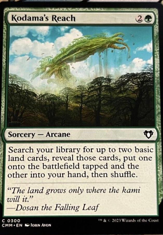 Kodama's Reach #300 Magic Commander Masters