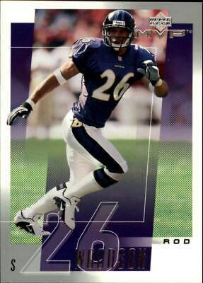 Rod Woodson #24 Football Cards 2001 Upper Deck MVP