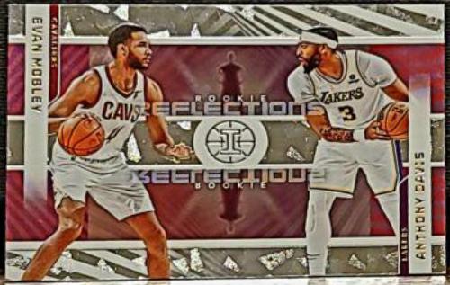Anthony Davis, Evan Mobley #4 Basketball Cards 2021 Panini Illusions Rookie Reflections