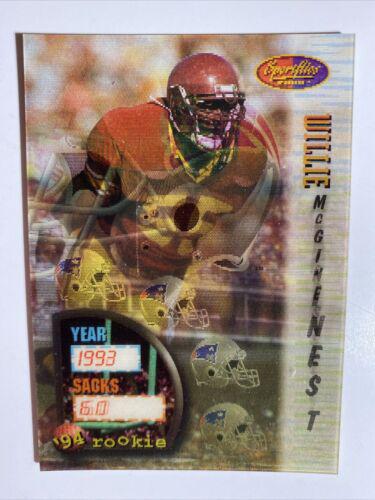 Willie McGinest #160 Football Cards 1994 Sportflics