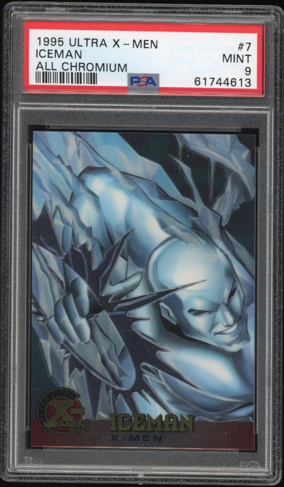 Iceman #7 Marvel 1995 Ultra X-Men All Chromium