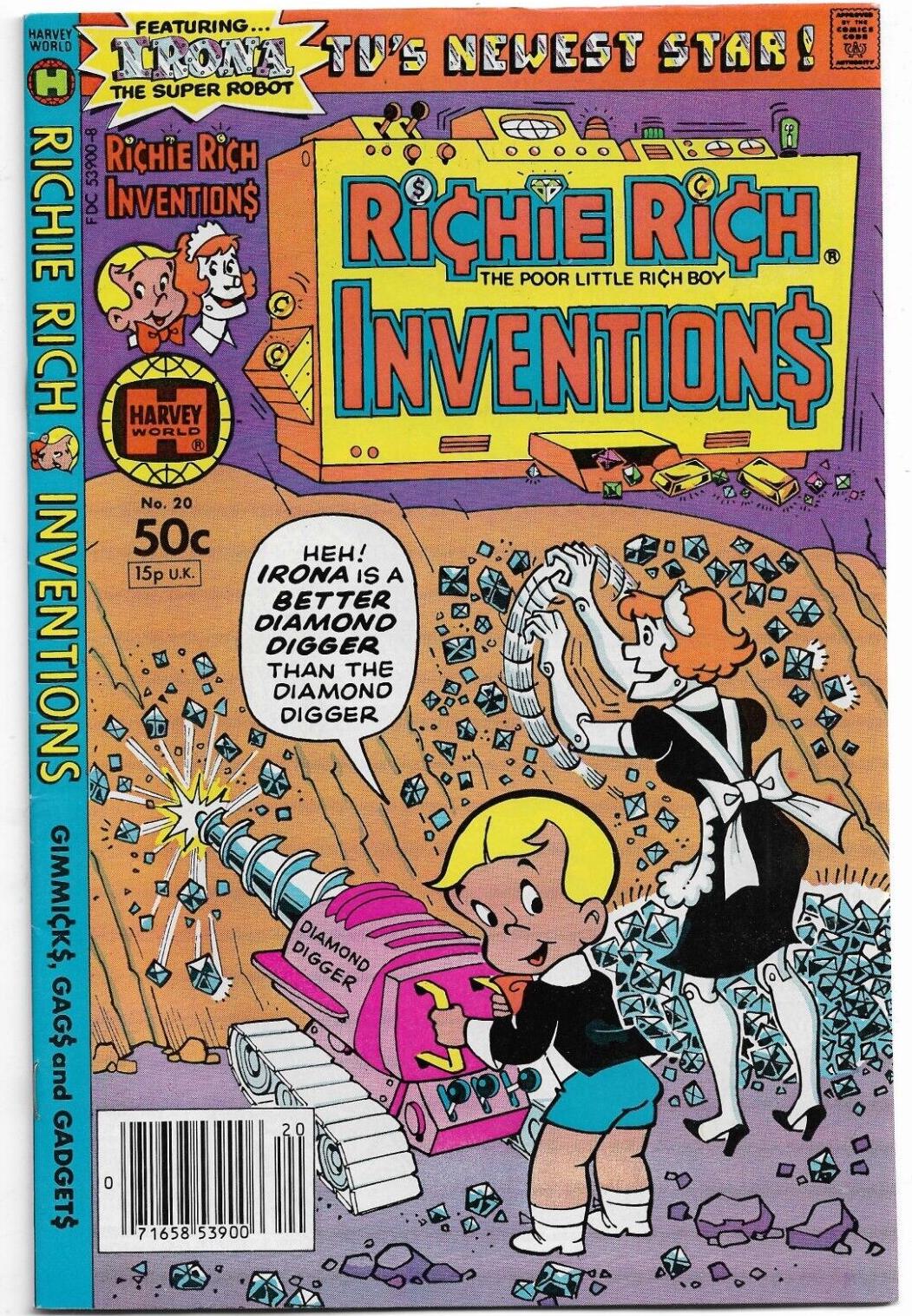 Richie Rich Inventions #20 (1981) Comic Books Richie Rich Inventions