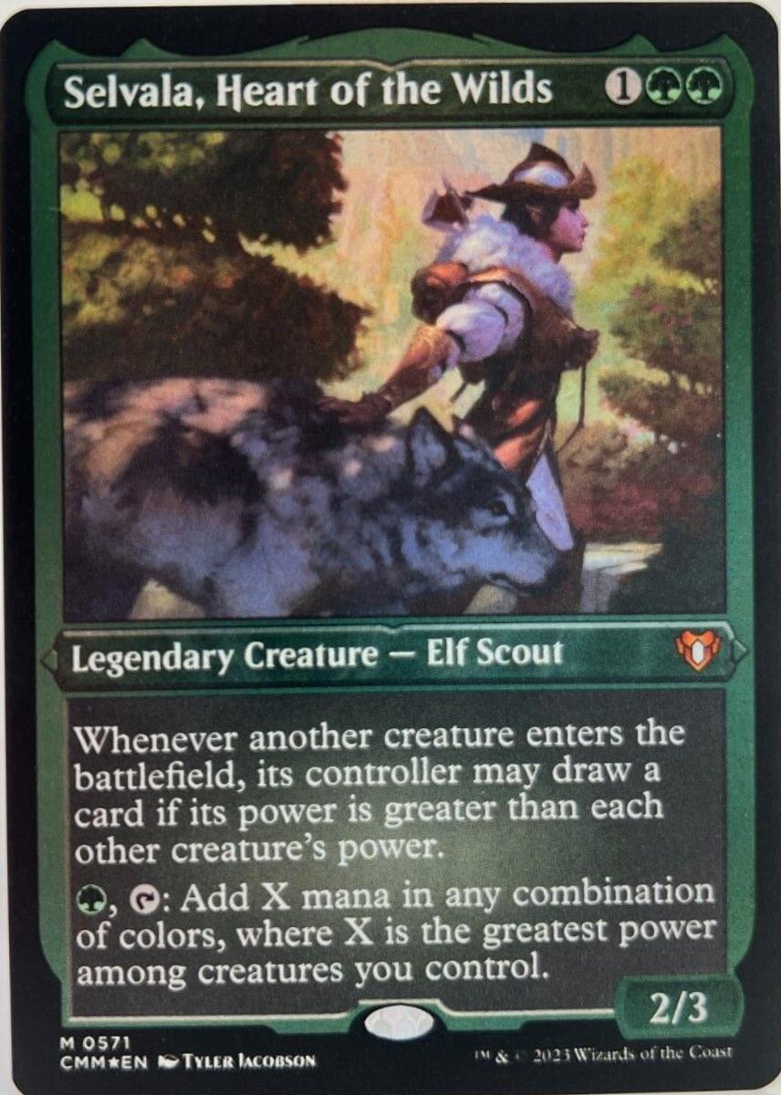 Selvala, Heart of the Wilds #571 Magic Commander Masters