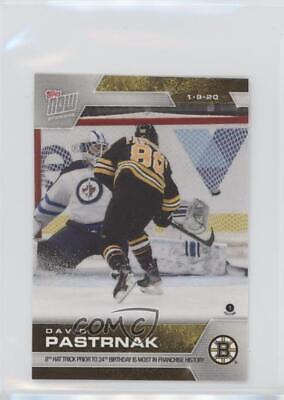 David Pastrnak #129 Hockey Cards 2019 Topps Now NHL Stickers