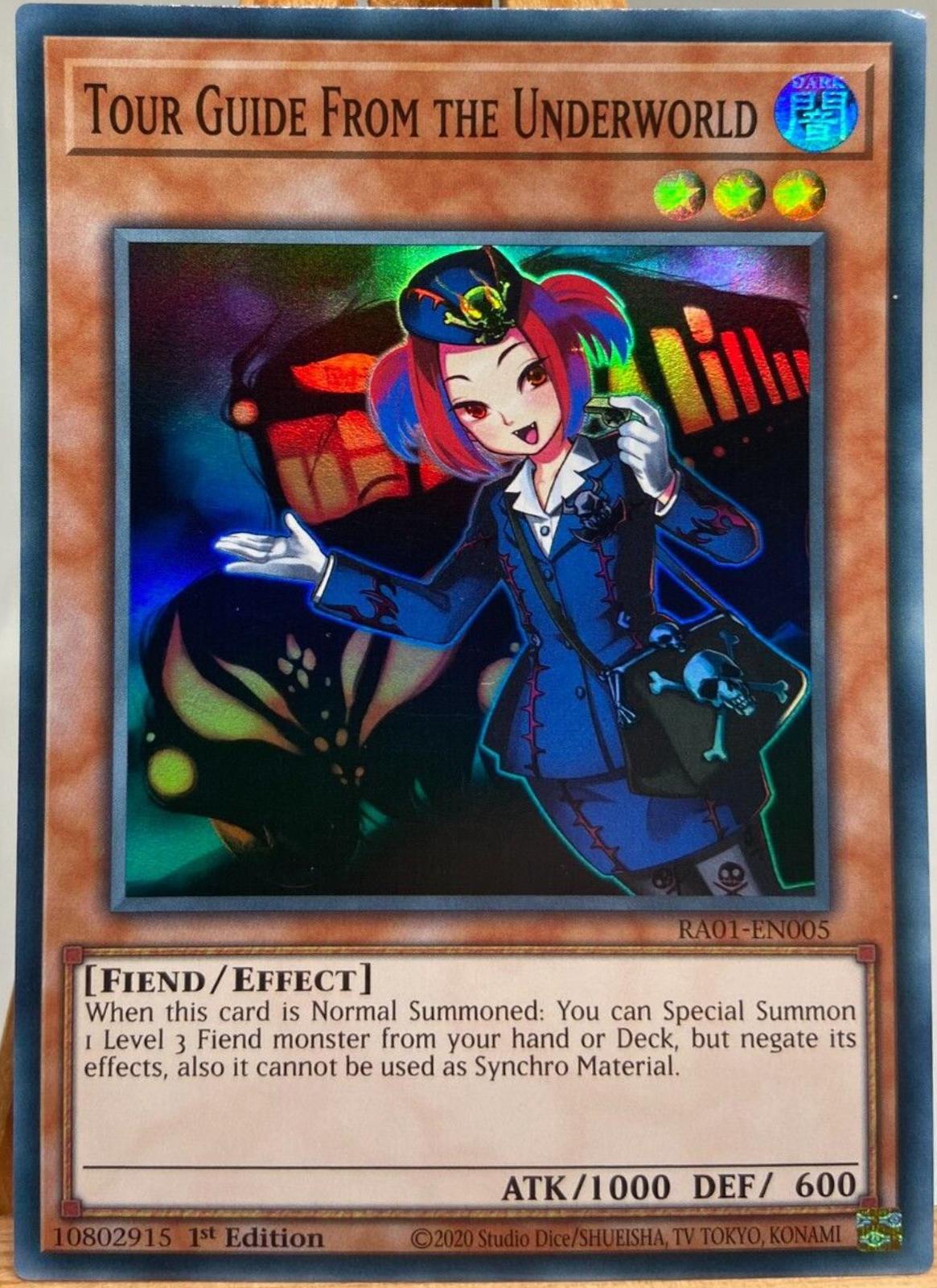 Tour Guide From the Underworld [Super Rare] RA01-EN005 Prices | YuGiOh 25th  Anniversary Rarity Collection | YuGiOh Cards