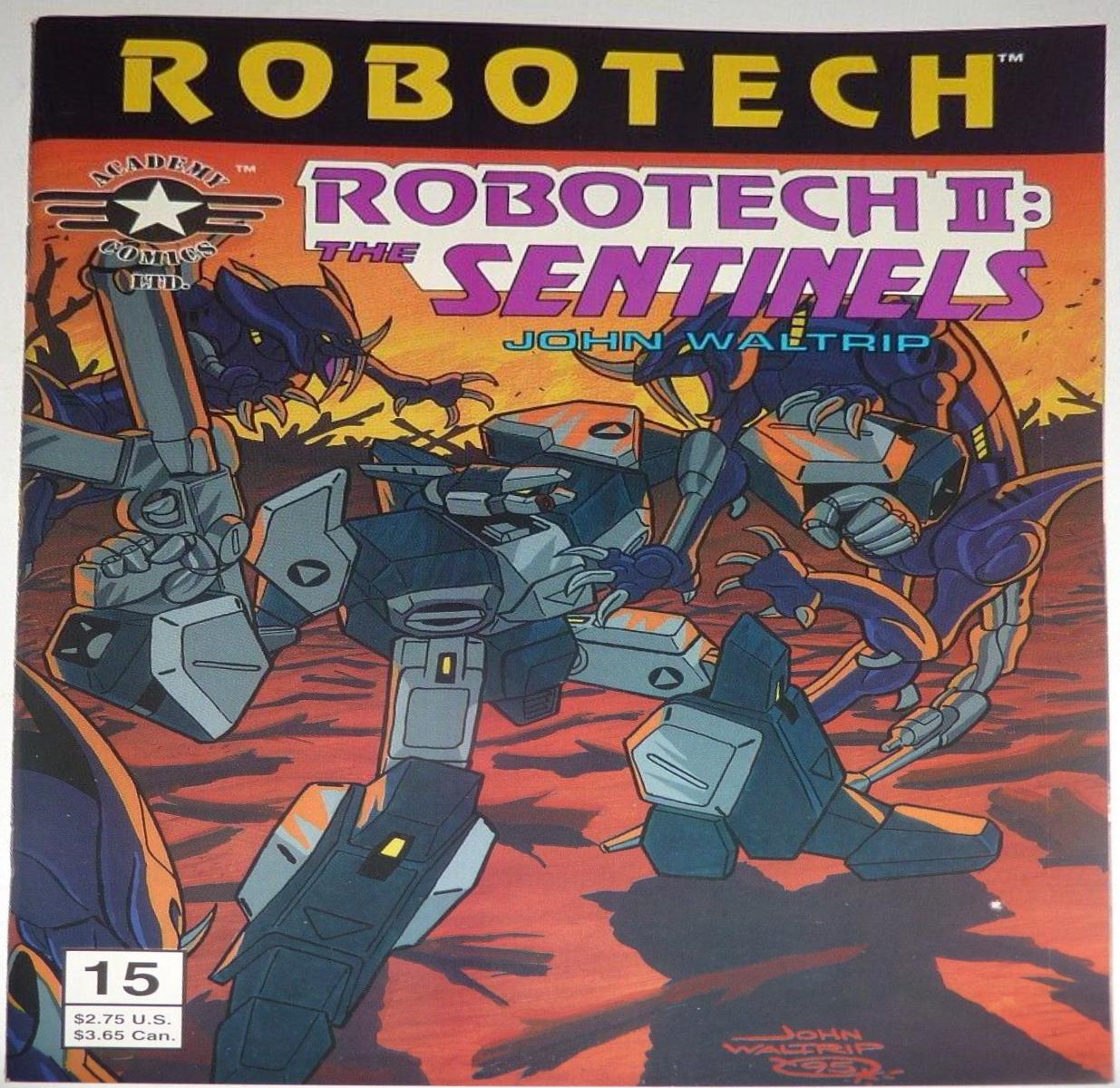 Robotech II: The Sentinels #15 (1995) Comic Books Robotech II: The Sentinels