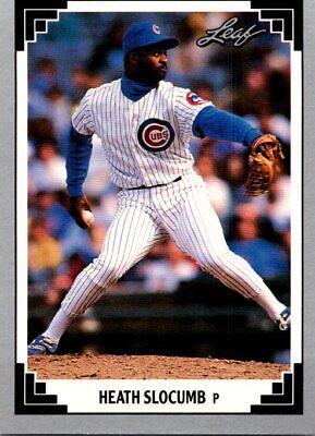 Heath Slocumb #370 Baseball Cards 1991 Leaf