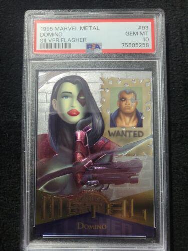 Domino [Silver Flasher] #93 Prices | Marvel 1995 Metal | Marvel Cards
