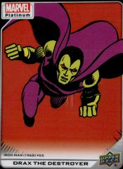 Drax The Destroyer [Black Rainbow] #142 Marvel 2023 Upper Deck Platinum Prices