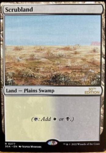 Scrubland #277 Magic 30th Anniversary
