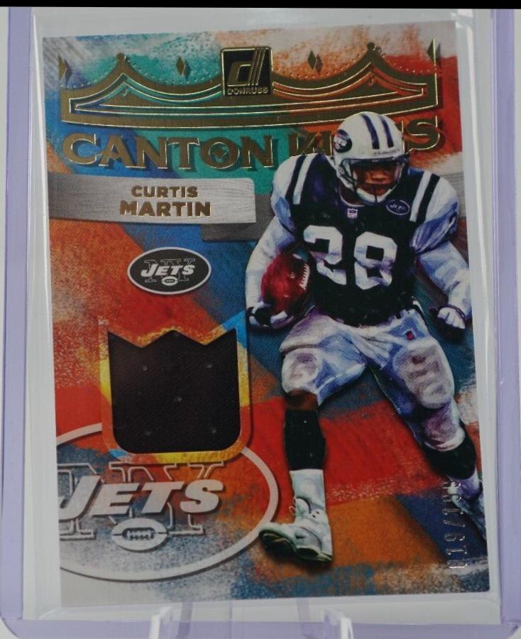 Curtis Martin #CK-5 Football Cards 2022 Panini Donruss Canton Kings