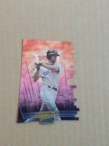 Todd Helton #T10A 1999 Stadium Club Triumvirate Baseball