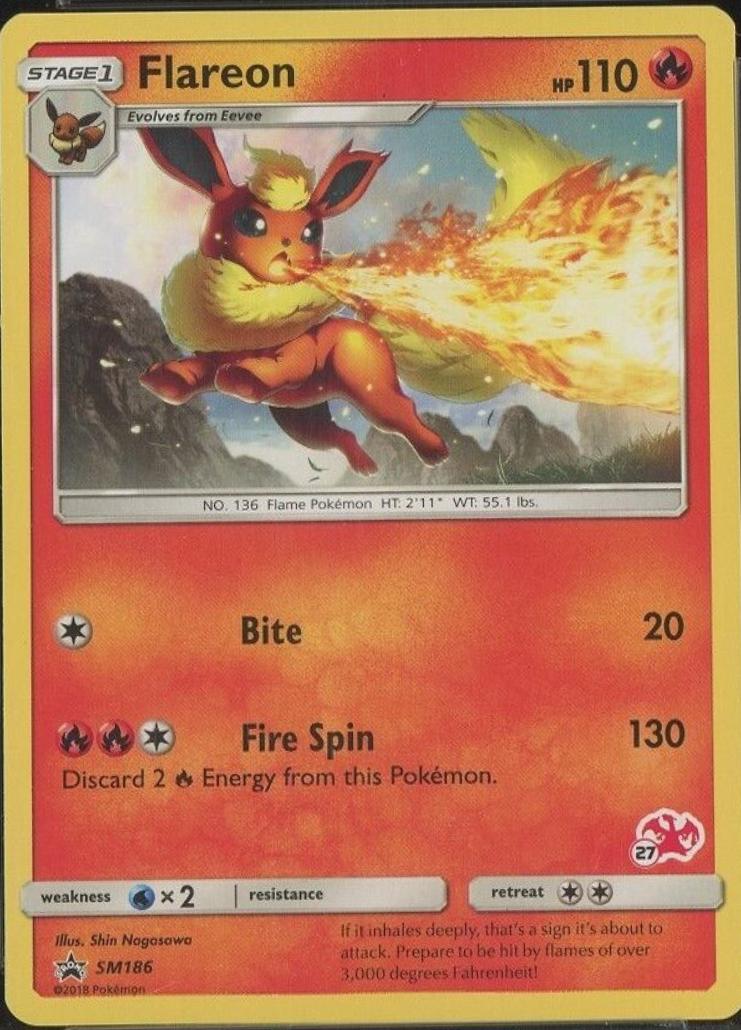 Flareon #27 Pokemon 2020 Battle Academy