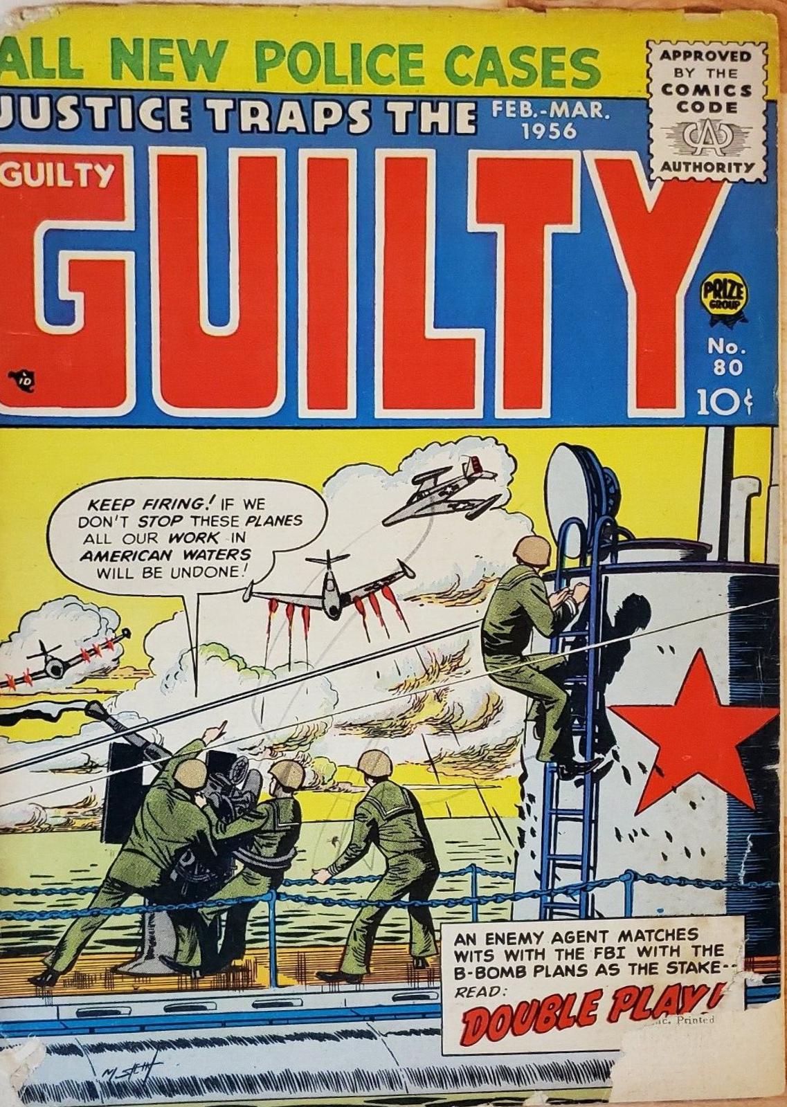 Justice Traps the Guilty #80 (1956) Comic Books Justice Traps the Guilty