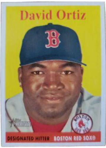 David Ortiz #1 Baseball Cards 2007 Topps Heritage