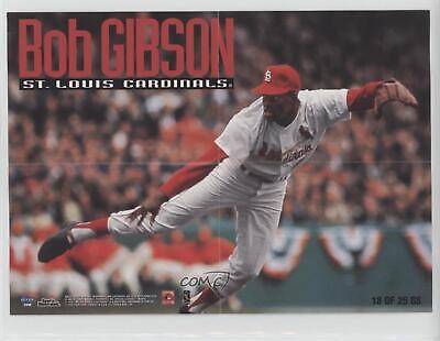 Bob Gibson #18 Baseball Cards 1998 Sports Illustrated Then & Now Great Shots