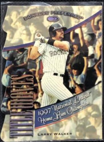 Larry Walker #9 Baseball Cards 1998 Donruss Preferred Title Waves