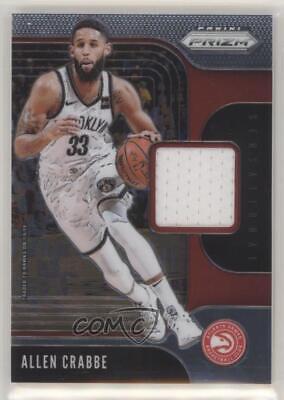 Allen Crabbe #ACR Basketball Cards 2019 Panini Prizm Sensational Swatches