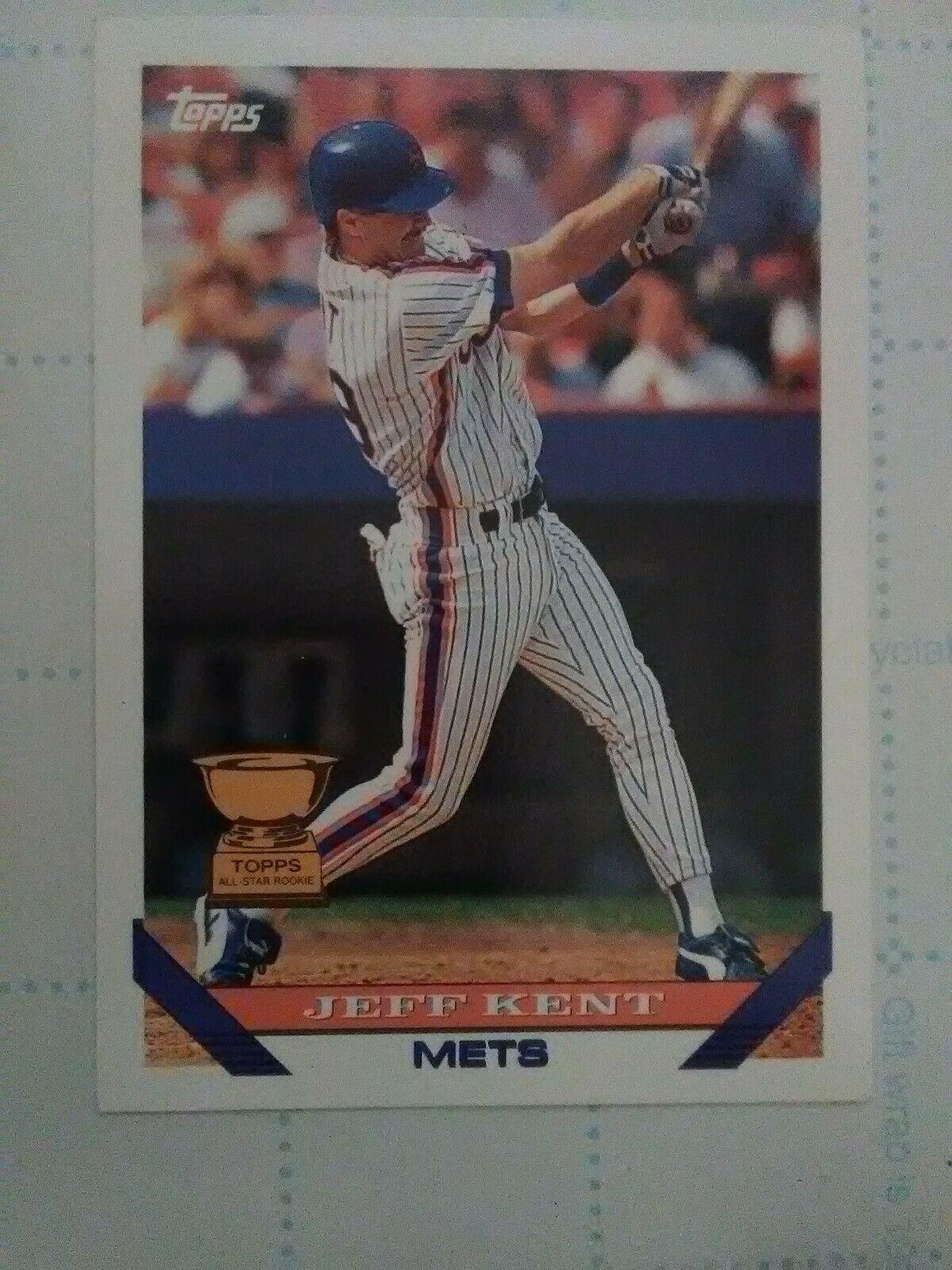 Jeff Kent #703 Baseball Cards 1993 Topps
