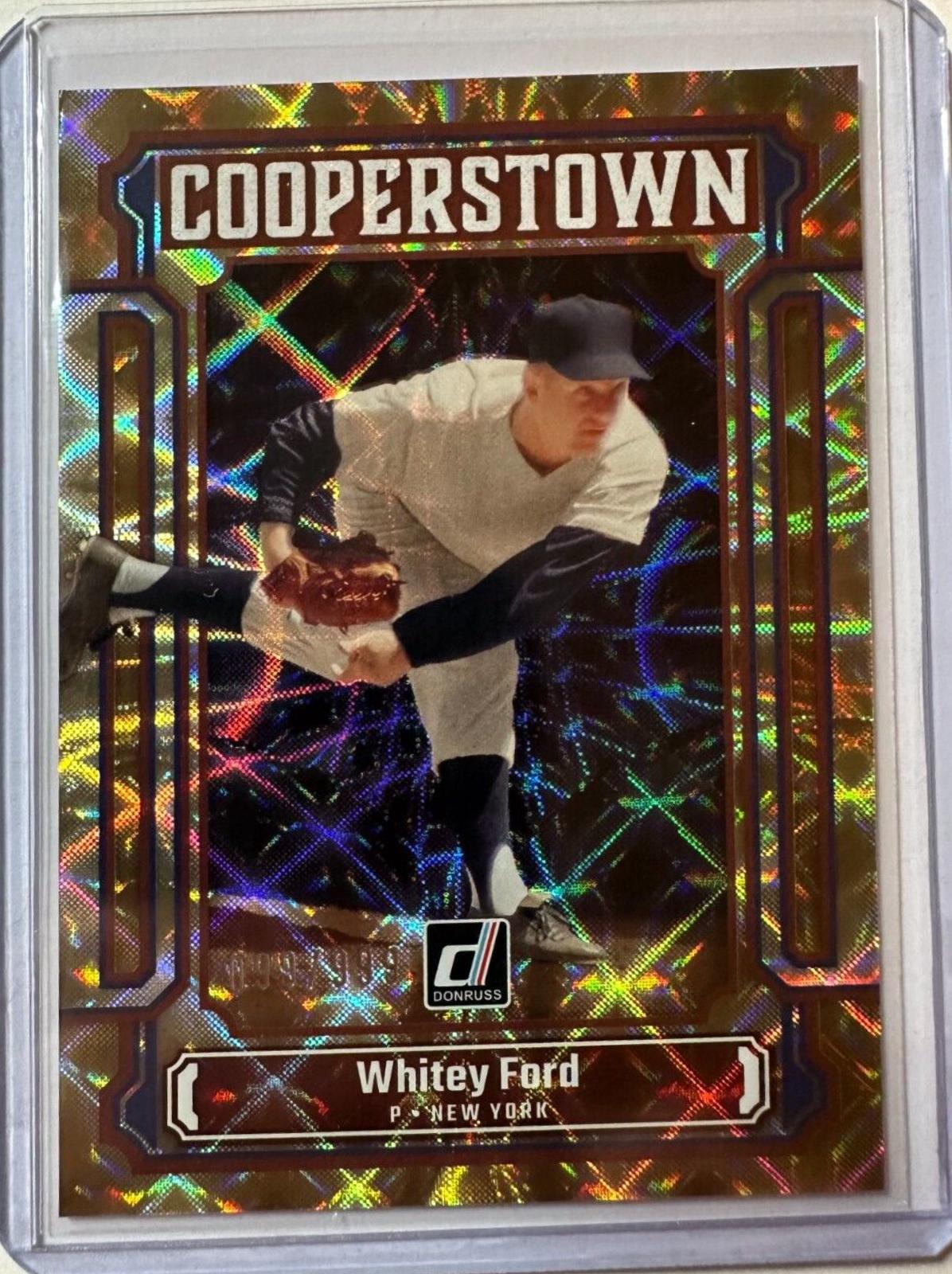 Whitey Ford #CT10 Baseball Cards 2023 Panini Donruss Cooperstown