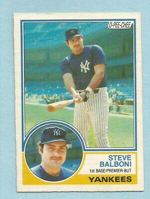 Steve Balboni #8 Baseball Cards 1983 O Pee Chee