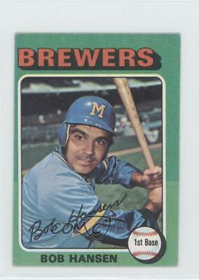 Bob Hansen #508 Baseball Cards 1975 Topps