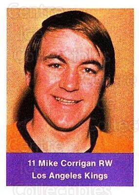 Mike Corrigan Hockey Cards 1974 NHL Action Stamps