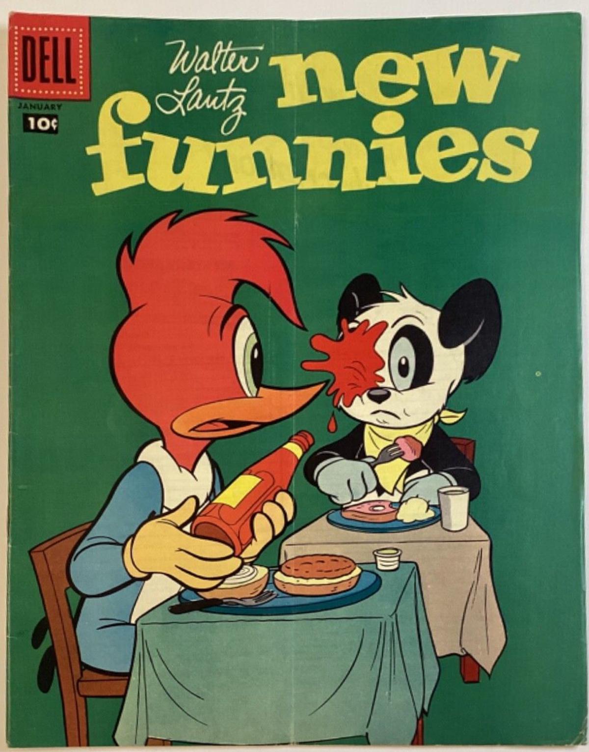 New Funnies #251 (1958) Comic Books New Funnies