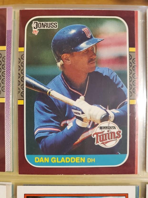 Danny Gladden #224 Baseball Cards 1987 Donruss Opening Day