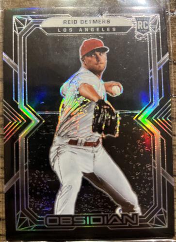 Reid Detmers #8 Baseball Cards 2022 Panini Chronicles Obsidian