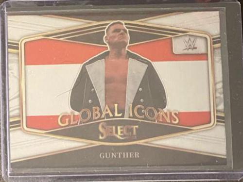 Gunther #6 Wrestling Cards 2022 Panini Select WWE Global Icons