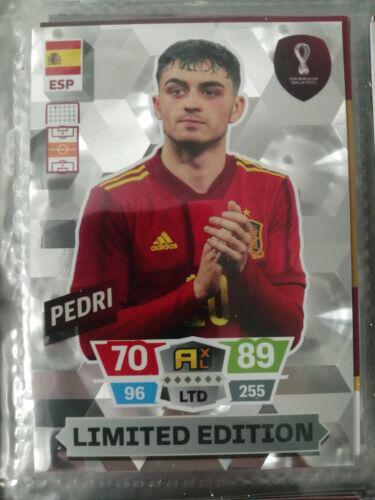 Pedri Soccer Cards 2022 Panini Adrenalyn XL FIFA World Cup Qatar Limited Edition