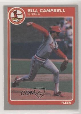 Bill Campbell #U-19 Baseball Cards 1985 Fleer Update