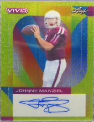 Johnny Manziel #BA-JM3 2023 Leaf Vivid Autographs Football